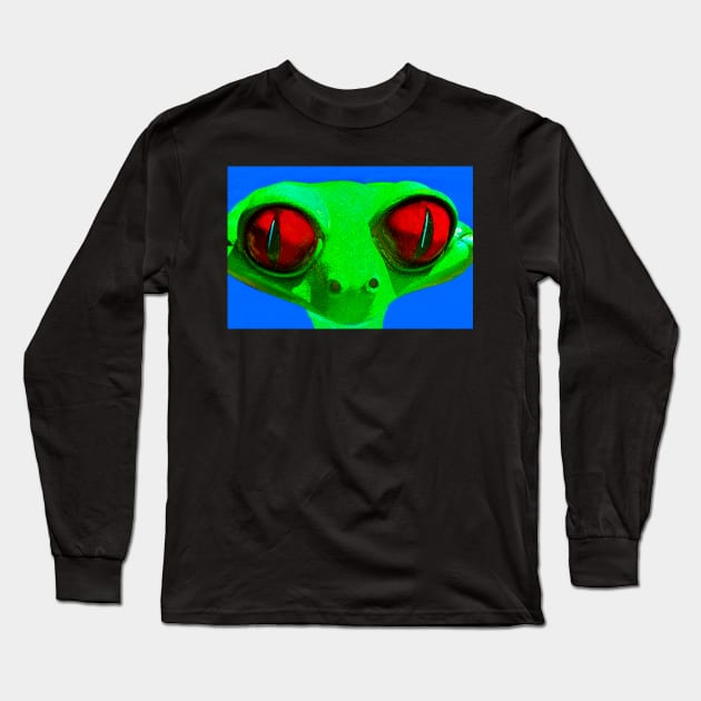 Happy Frog Long Sleeve T-Shirt by dltphoto